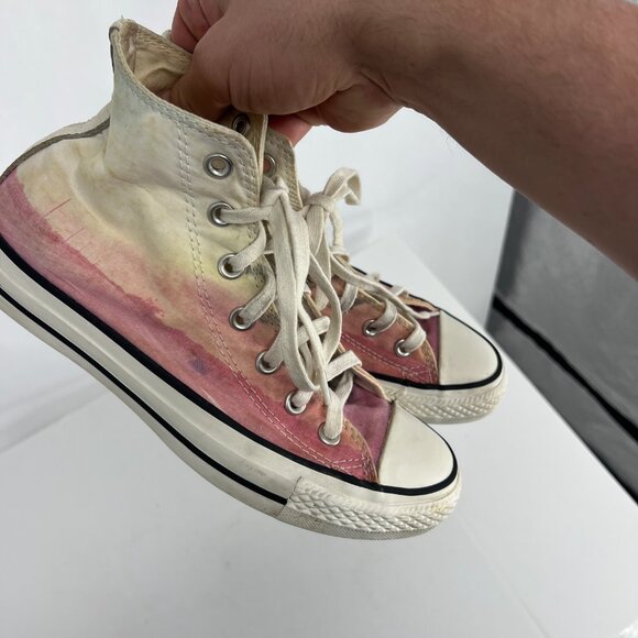 Converse Chuck Taylor 8 All Star High Top Sneaker Sunset Watercolor Pink 551629C - Picture 6 of 16